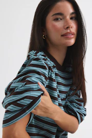 Stripe long sleeve tee