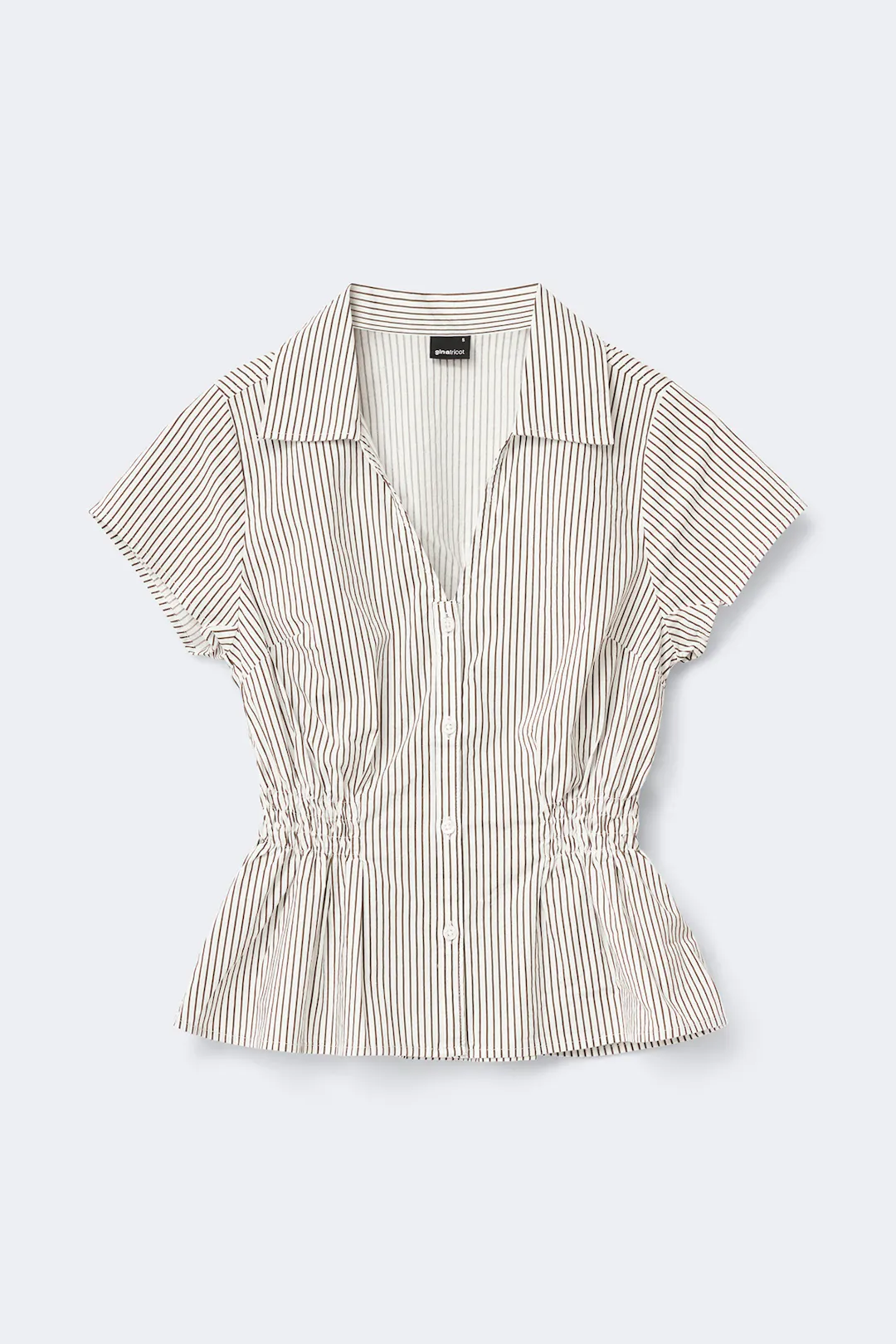 ＳＭＯＣＫ　ＢＬＯＵＳＥ Smock blouse - White - Women - Gina Tricot