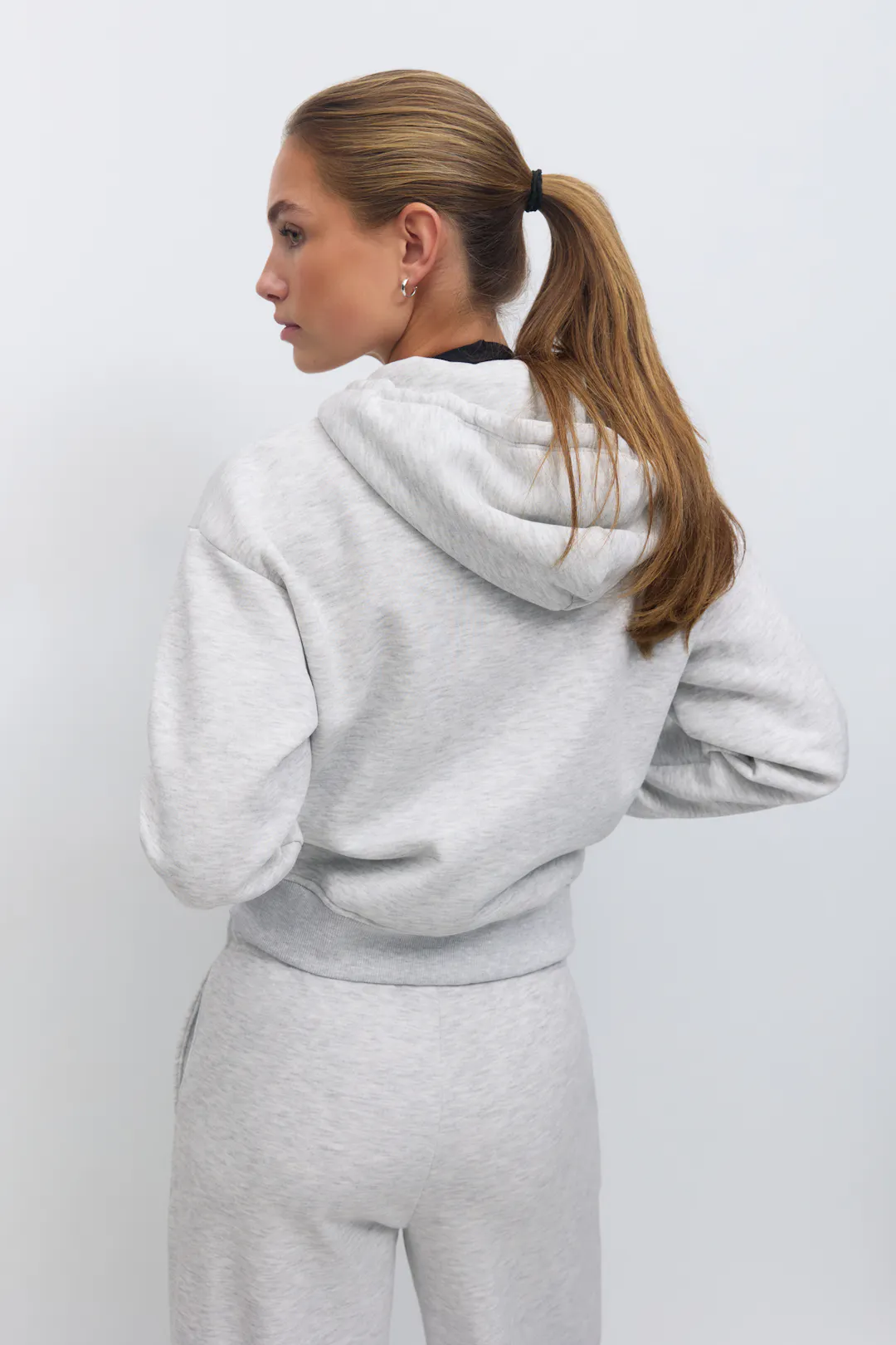 Ultimate zip hoodie - Grey - Women - Gina Tricot