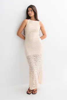 Knitted Crochet Dress