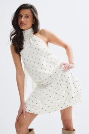 14+ halterneck dress