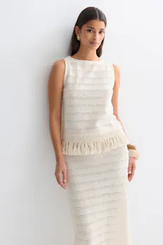 Crochet Fringe Top