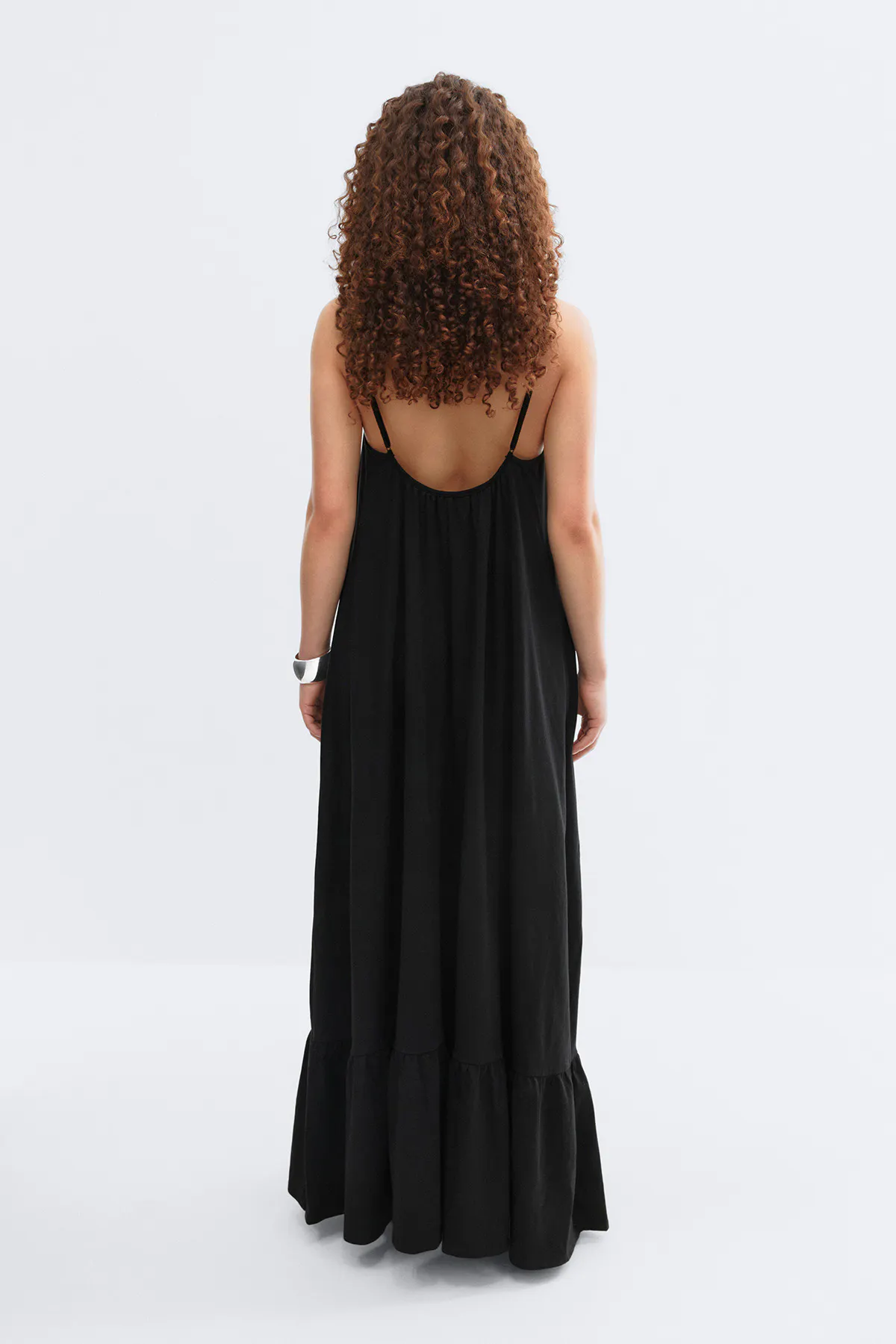 white long sleeve dress flowy Gemy Maalouf | Evening Dresses