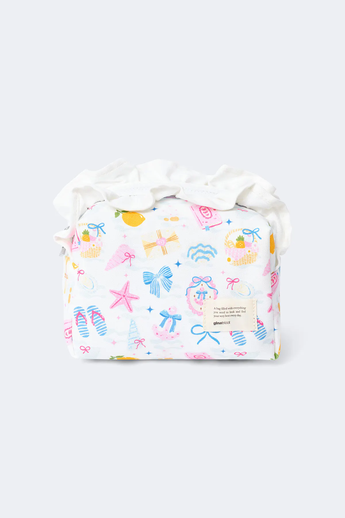 Gina Tricot - Makeup bag - toilettassen - Wit - ONESIZE - Dames
