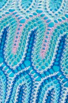 Blue paisly