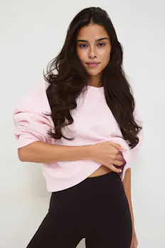 Crop Crewneck Sweater