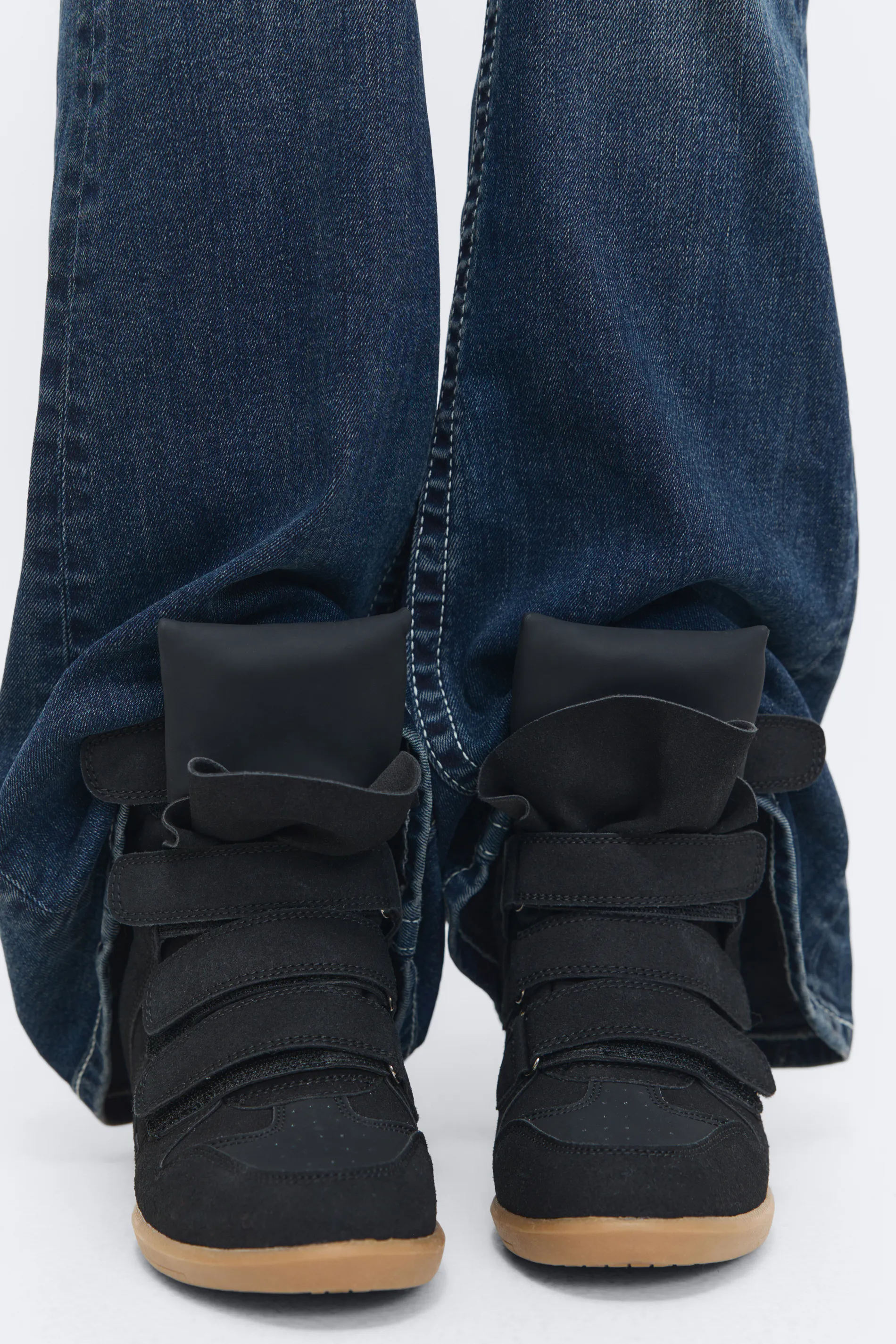 Gina Tricot - 14+ wedge sneakers - sko - Sort - 36 - Dame