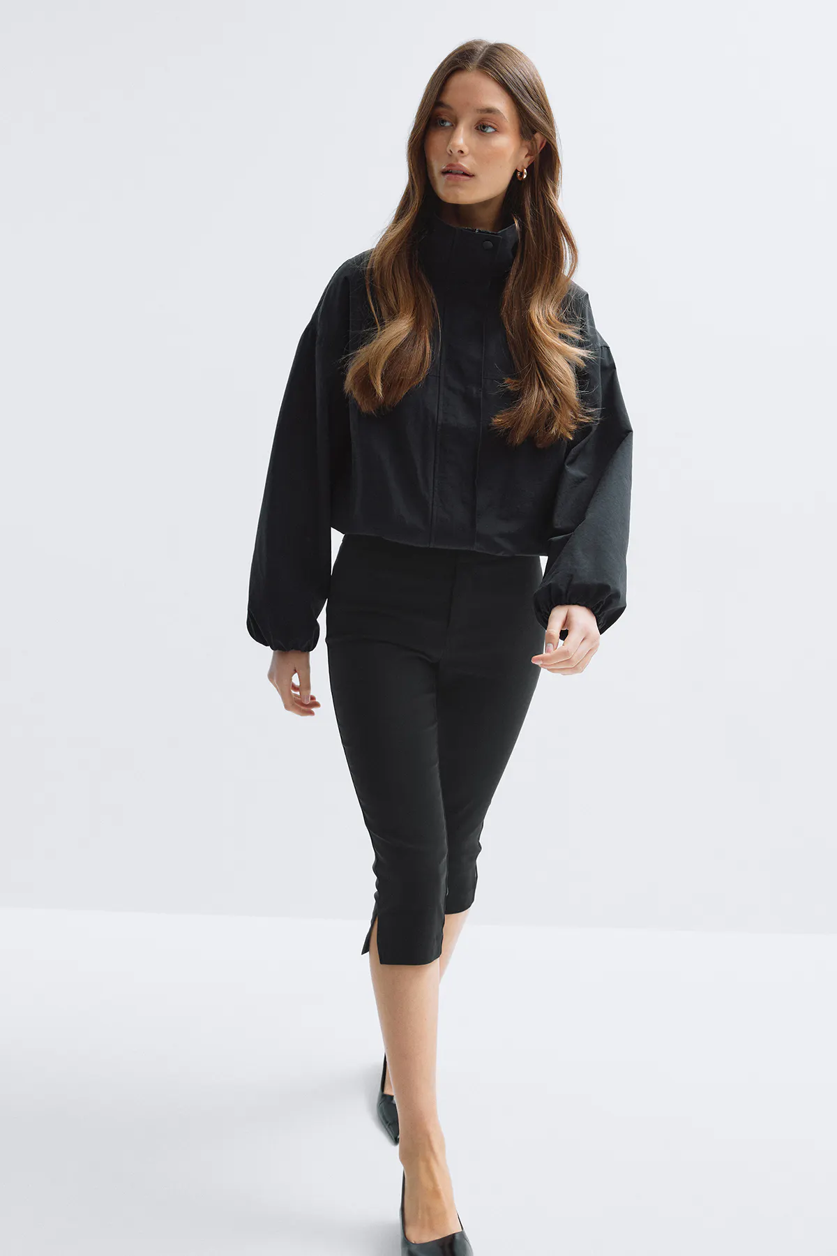 Gina Tricot - Capri trousers - capribroeken - Zwart - 42 - Dames