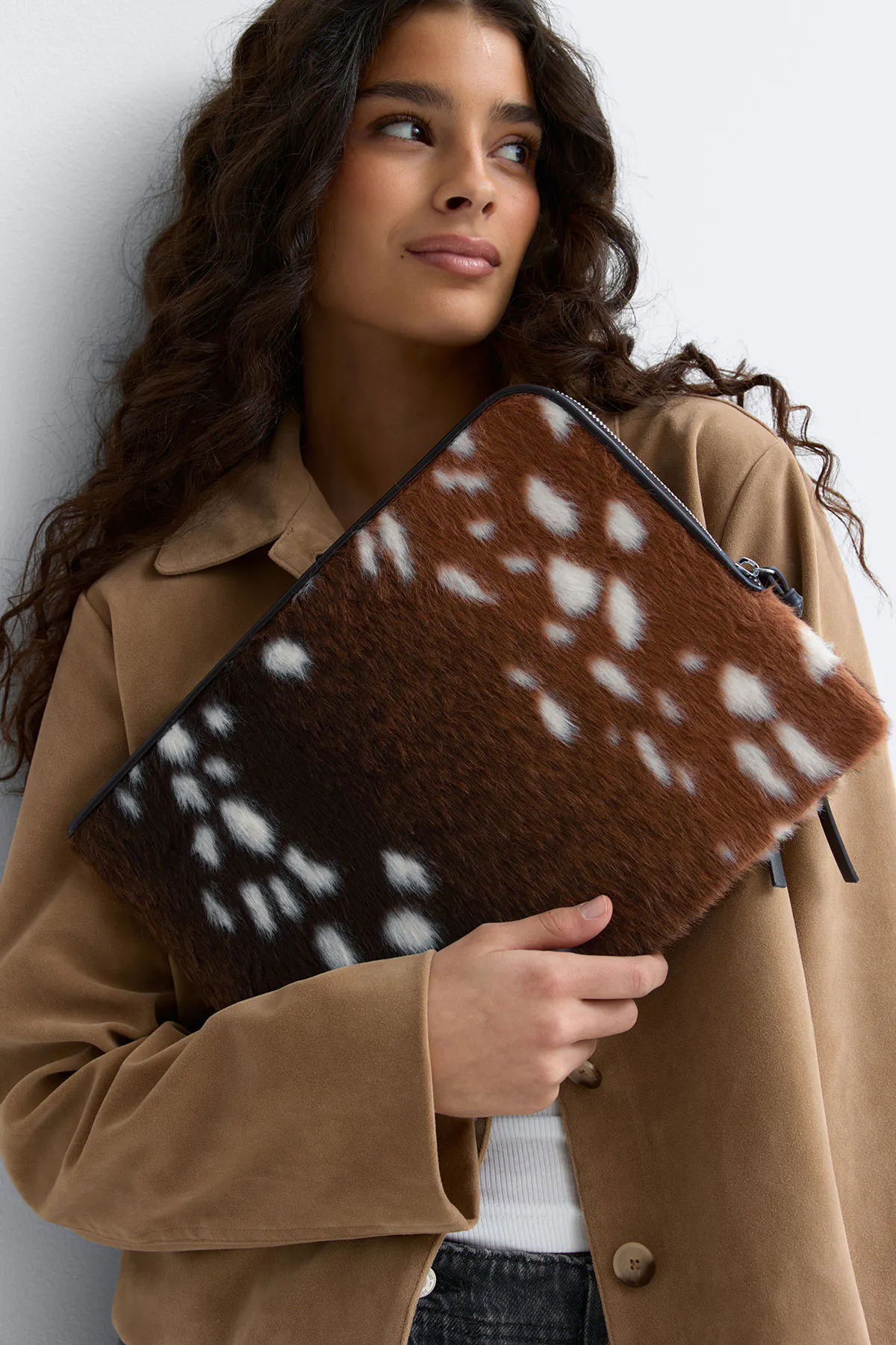 Gina Tricot - Hair - on laptop case - laptophoezen - Wit - ONESIZE - Dames