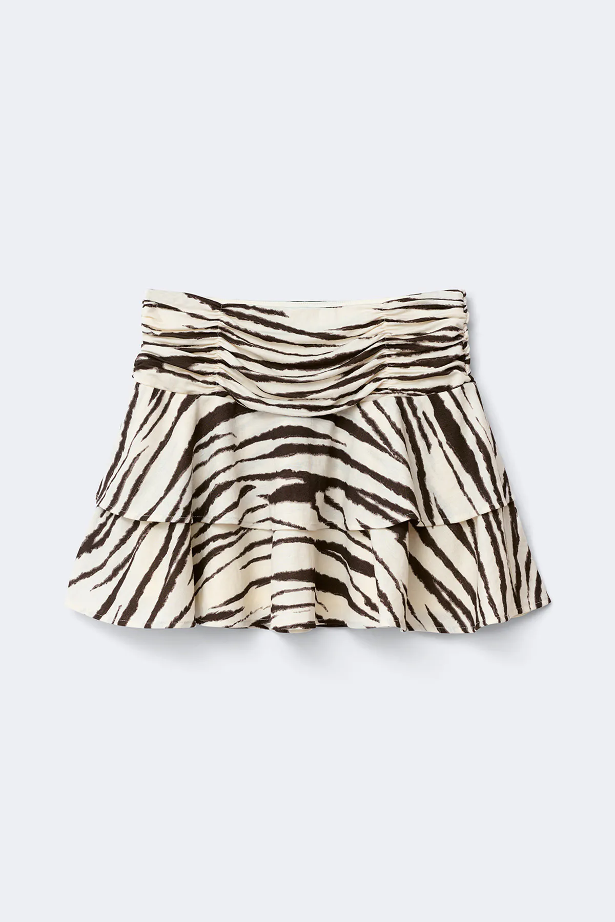 Mini frill skirt - White - Women - Gina Tricot