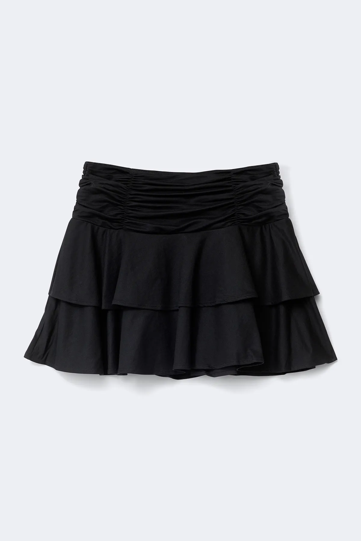 Mini frill skirt - Black - Women - Gina Tricot