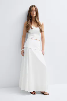 Dropped Waist Skirt