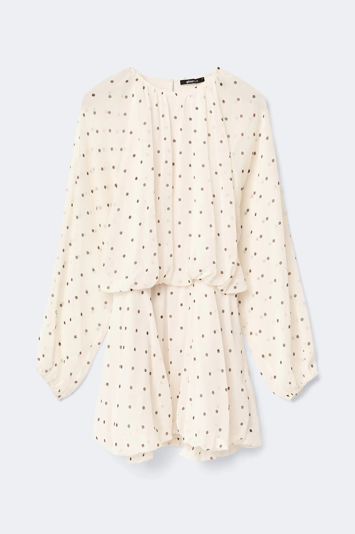sachin and babi light blue dress Ava Chiffon Blouse Floral White – Augustine main image 1