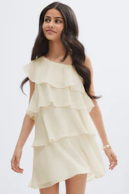 Y One Shoulder Dress