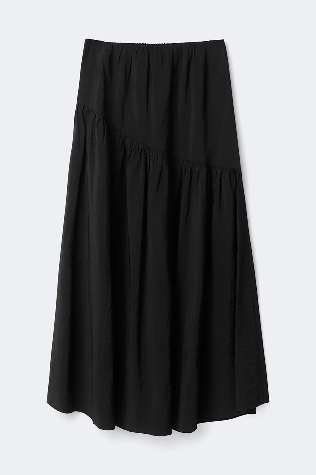 Gina Tricot - Tall dropped waist skirt - lange rokken - Zwart - L - Dames