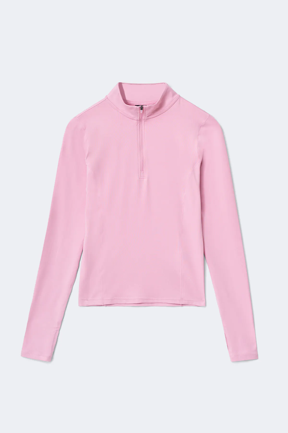 Half zip yoga top - Pink - Women - Gina Tricot