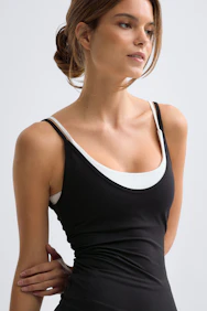 Soft Strap Yoga Singlet