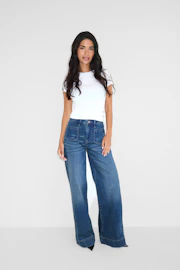 Waist hug flare jeans