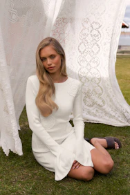 Flower Knitted Dress
