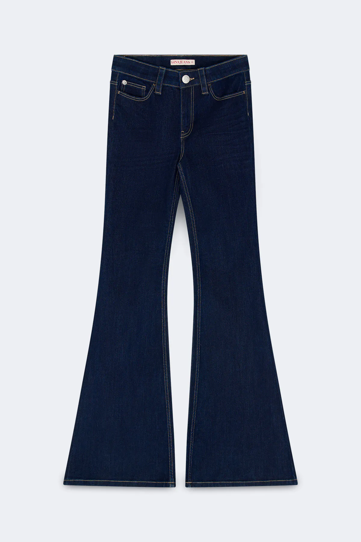 Gina Tricot - Ultra flare petite jeans - Petite Jeans - Blauw - 40 - Dames