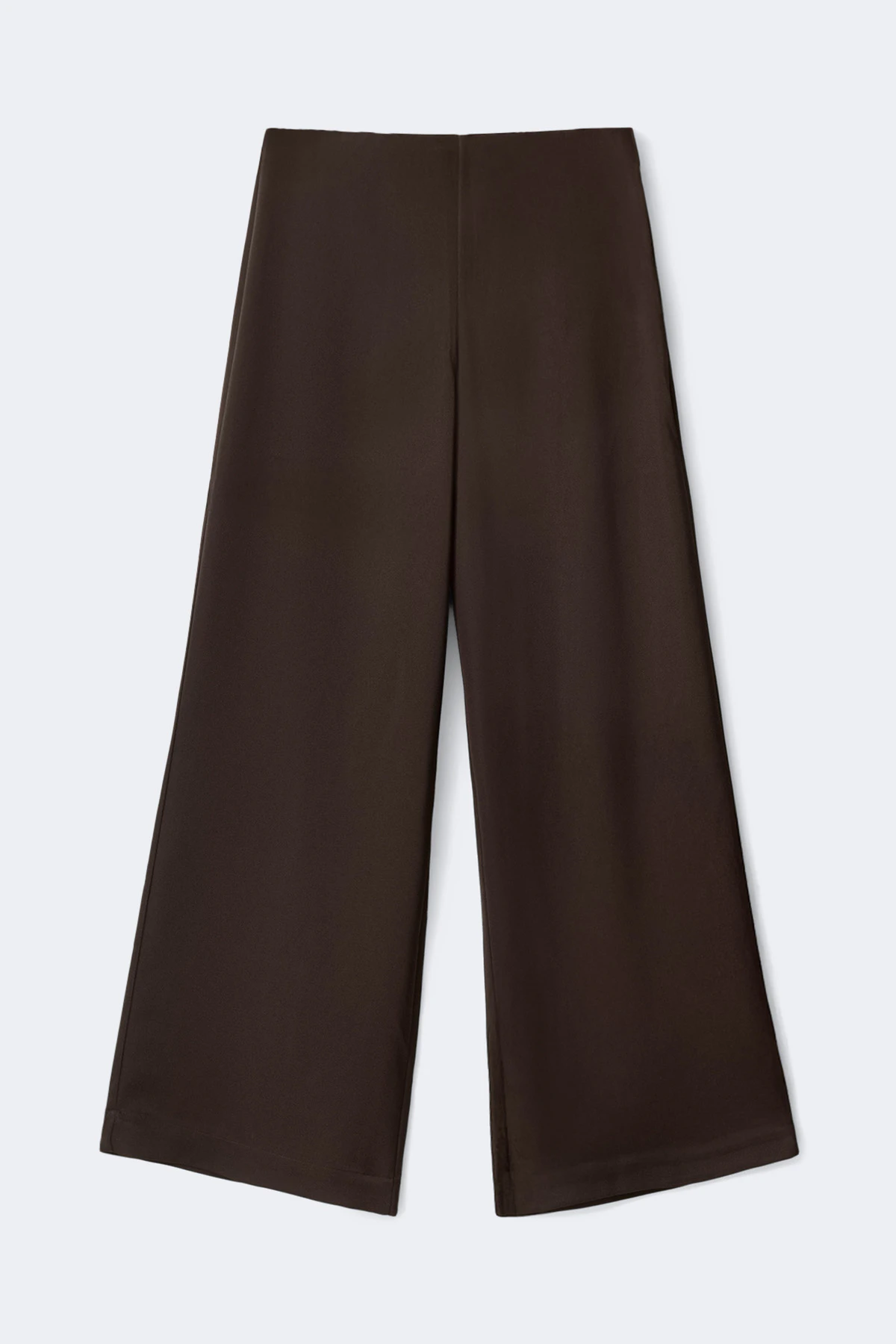Gina Tricot Glow straight satin trousers byxor dam – bild 4