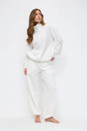 Soft sport zip sweater