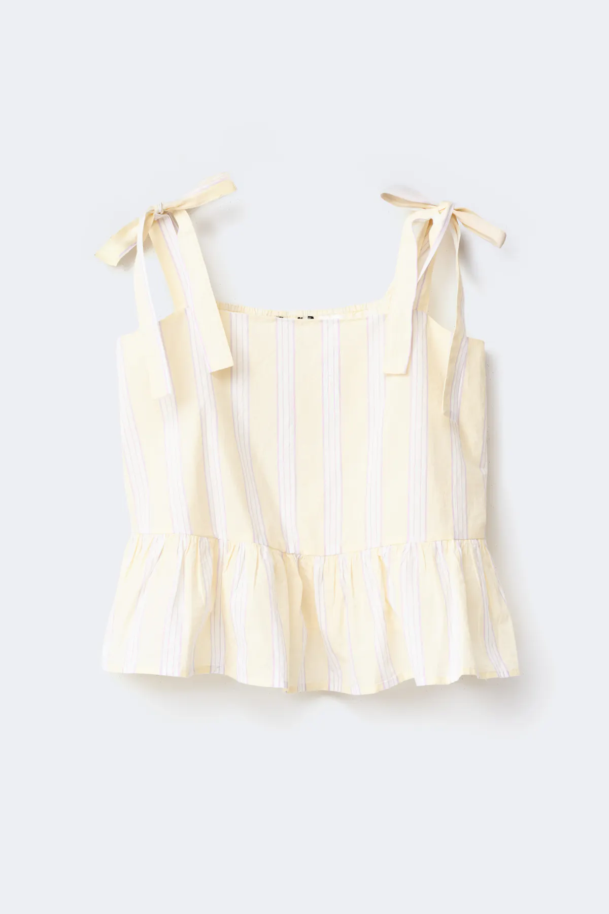 Singlets Simple Pyjamas Poplin pyjamas singlet - Gul - Dam - Gina Tricot