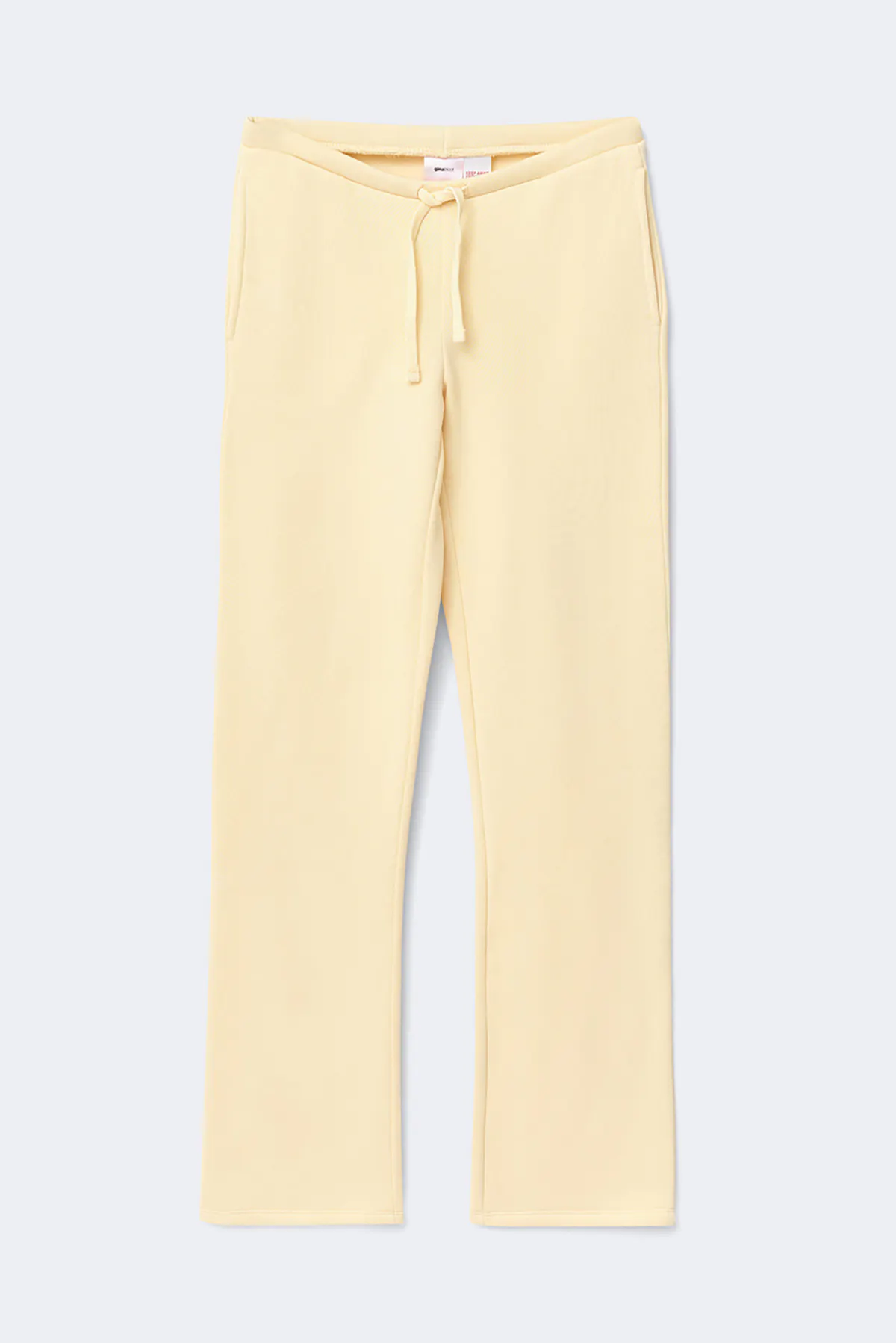 Gina Tricot - Y de-lowlow sweatpants tall - Joggingbroeken voor meisjes 9–14 jaar - Geel - 134/140 - Meisje