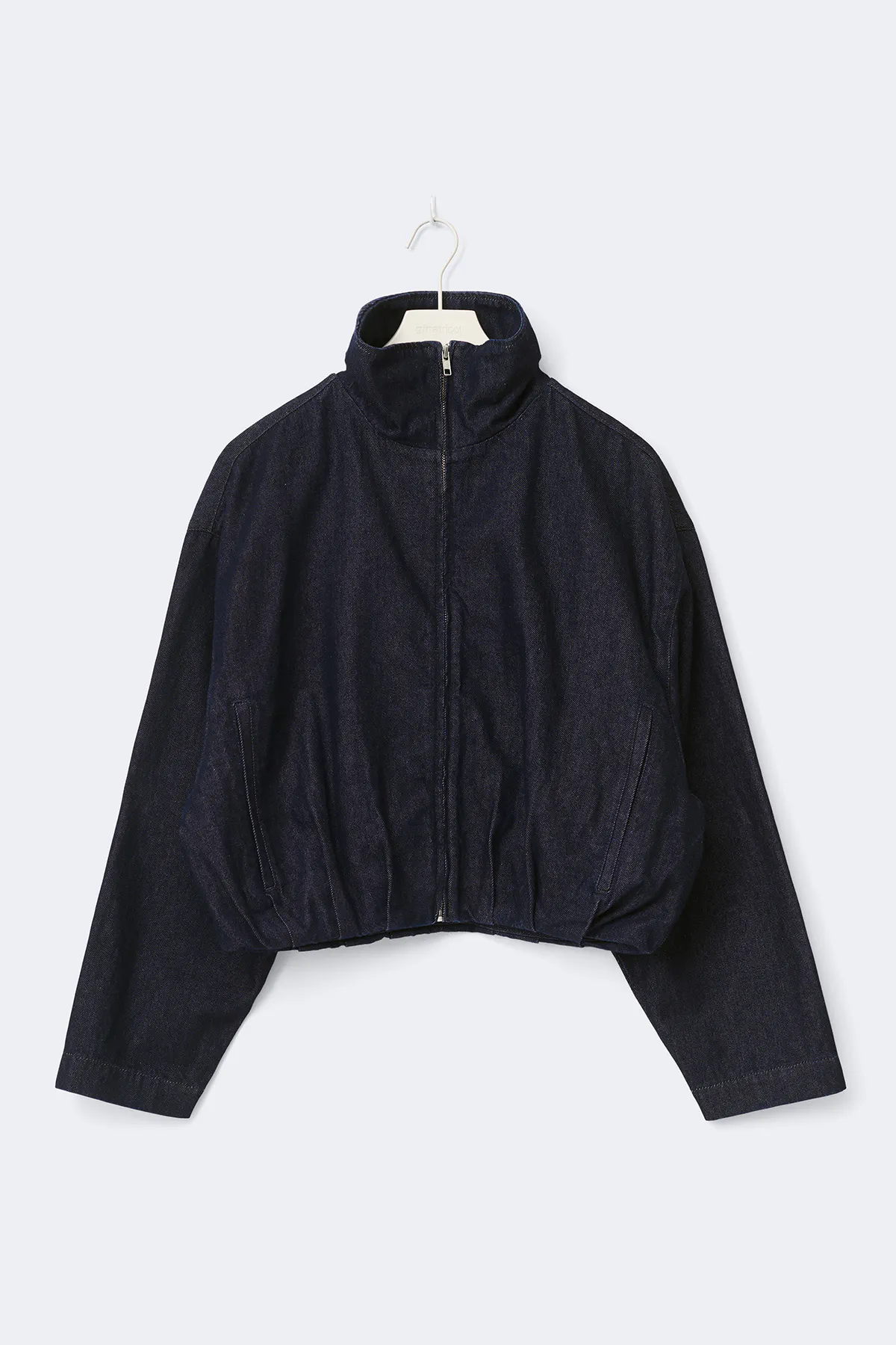Balloon bomber jacket - Blue - Women - Gina Tricot