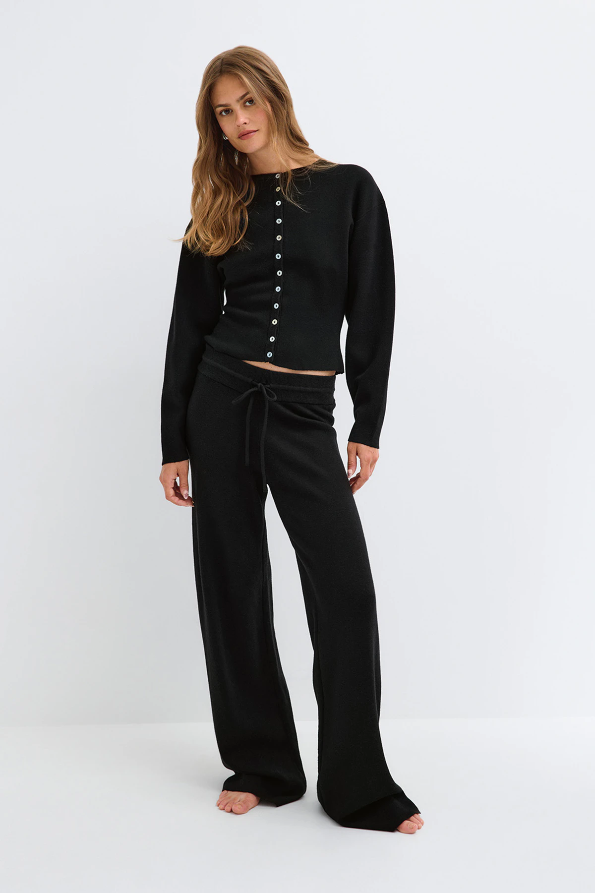 Gina Tricot Knitted loungewear trousers pyjamas & nattlinnen dam