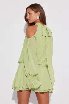 Boho Chiffon Mini Dress
