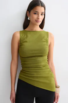 Asymmetric Knitted Top