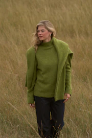 Knitted turtleneck sweater