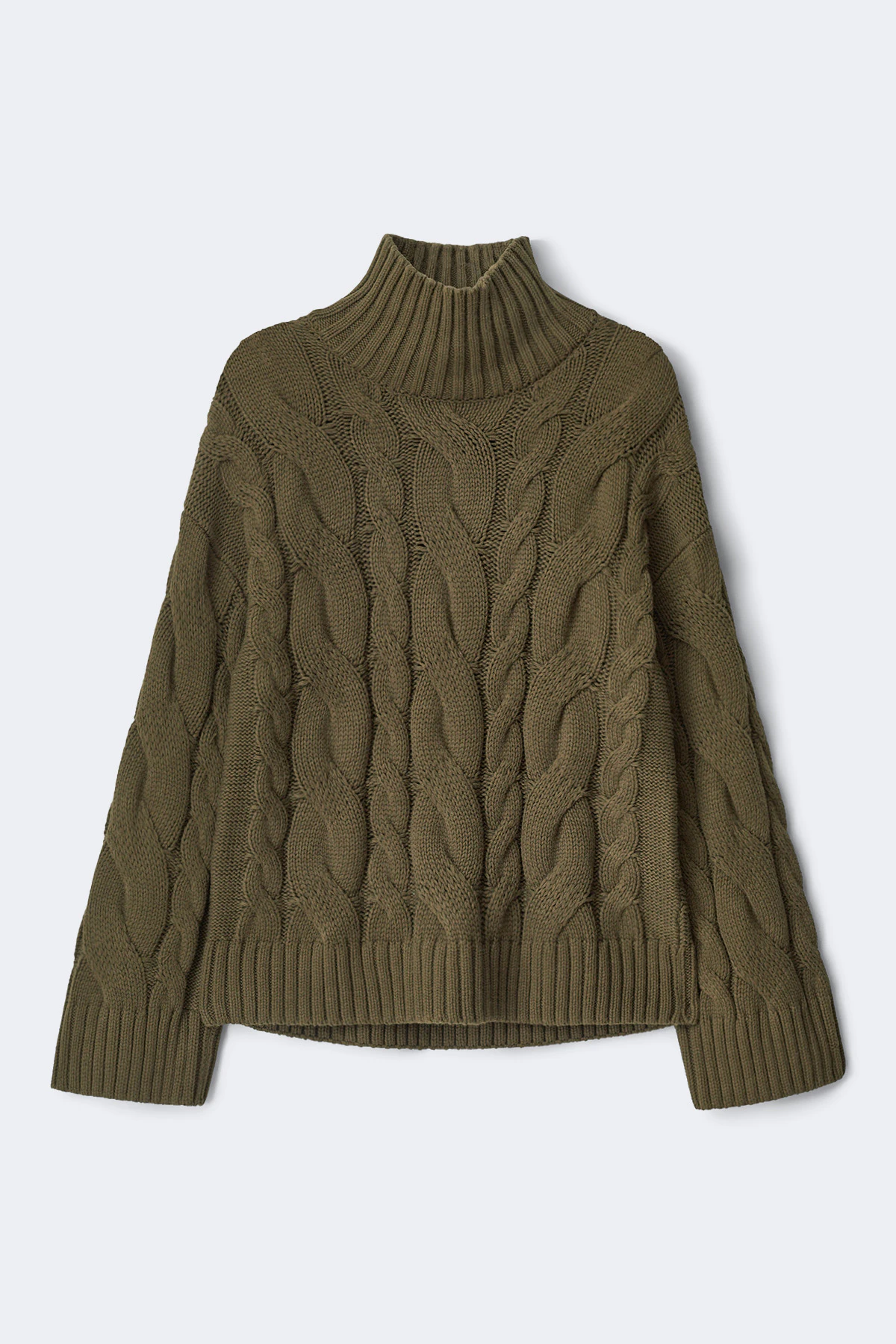 Gina Tricot Knitted turtleneck sweater toppar & linnen dam – bild 4