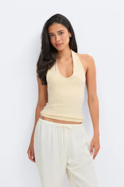 Halterneck top