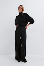 Knitted turtleneck sweater