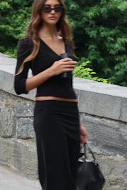 V-neck top