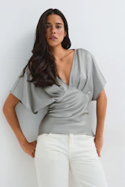 Satin top