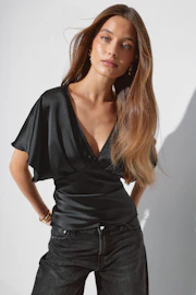 Satin top