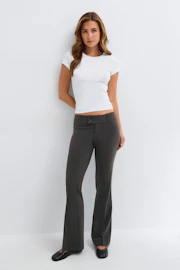 Sassy low bootcut trousers