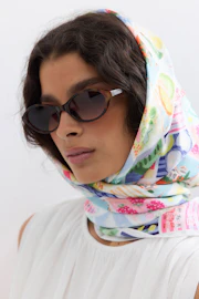 Satin scarf