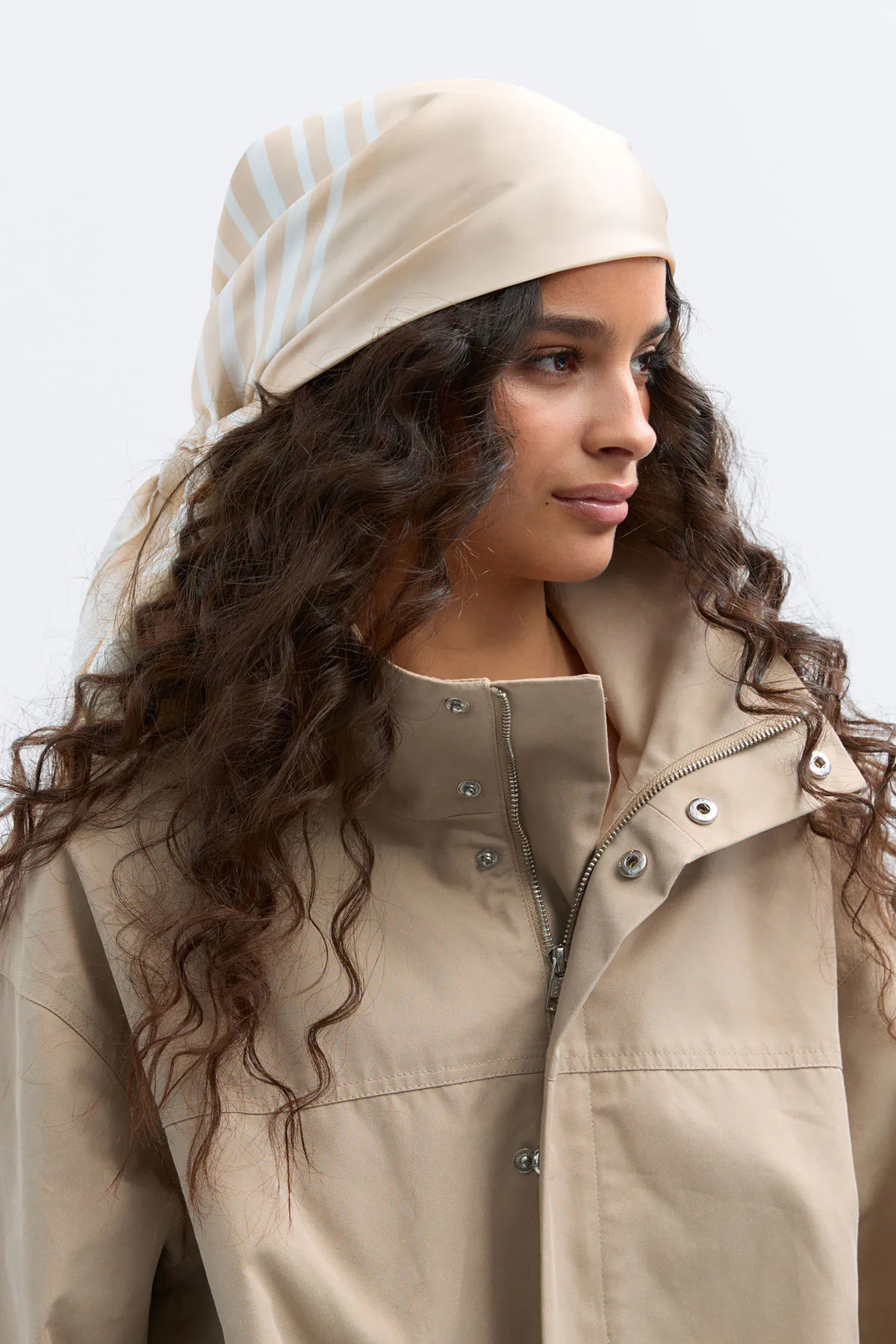 Gina Tricot - Satin scarf - Sjaals - Wit - ONESIZE - Dames