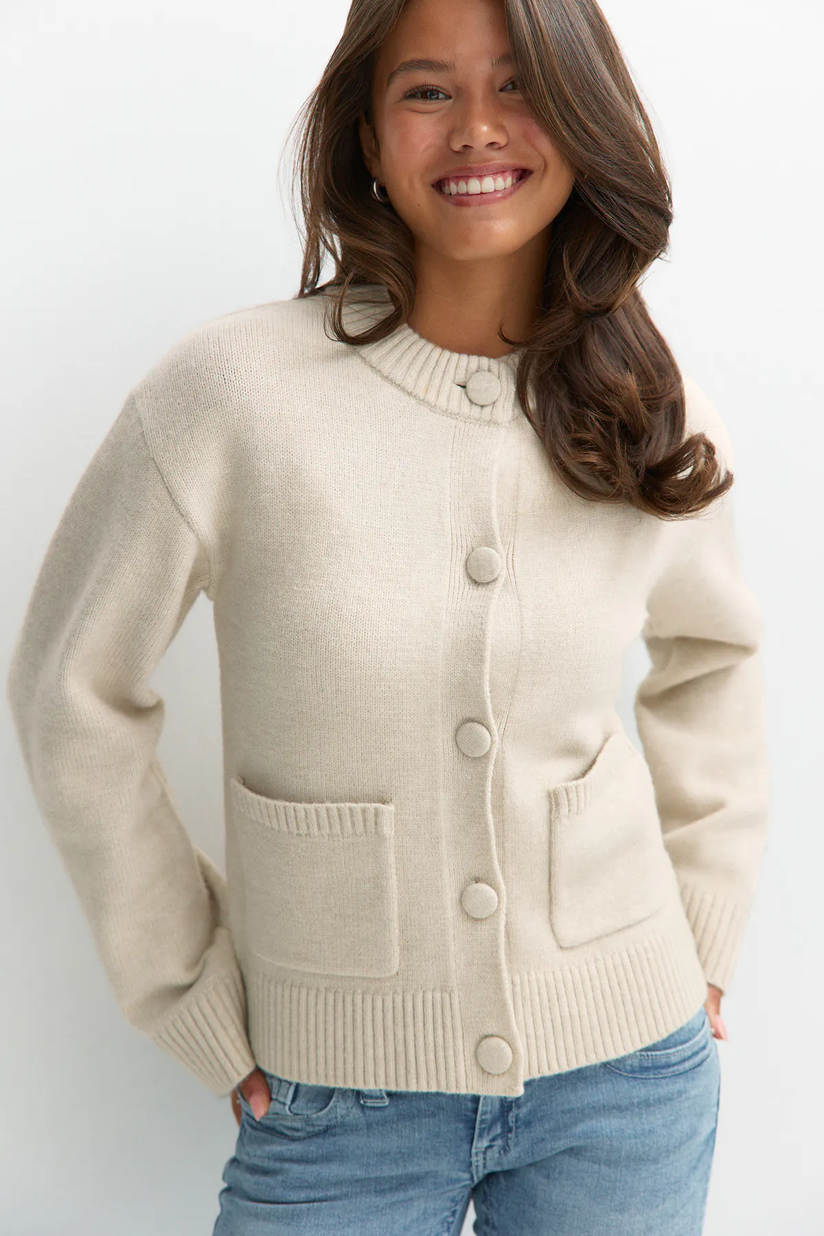 Gina Tricot Y knitted cardigan