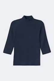 Knitted polo top