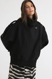 Wool blend jacket