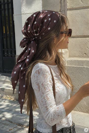 Satin head scarf