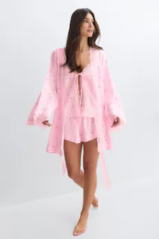 Lace Loungewear Robe
