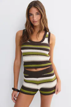 Multi Stripe Knitted Top