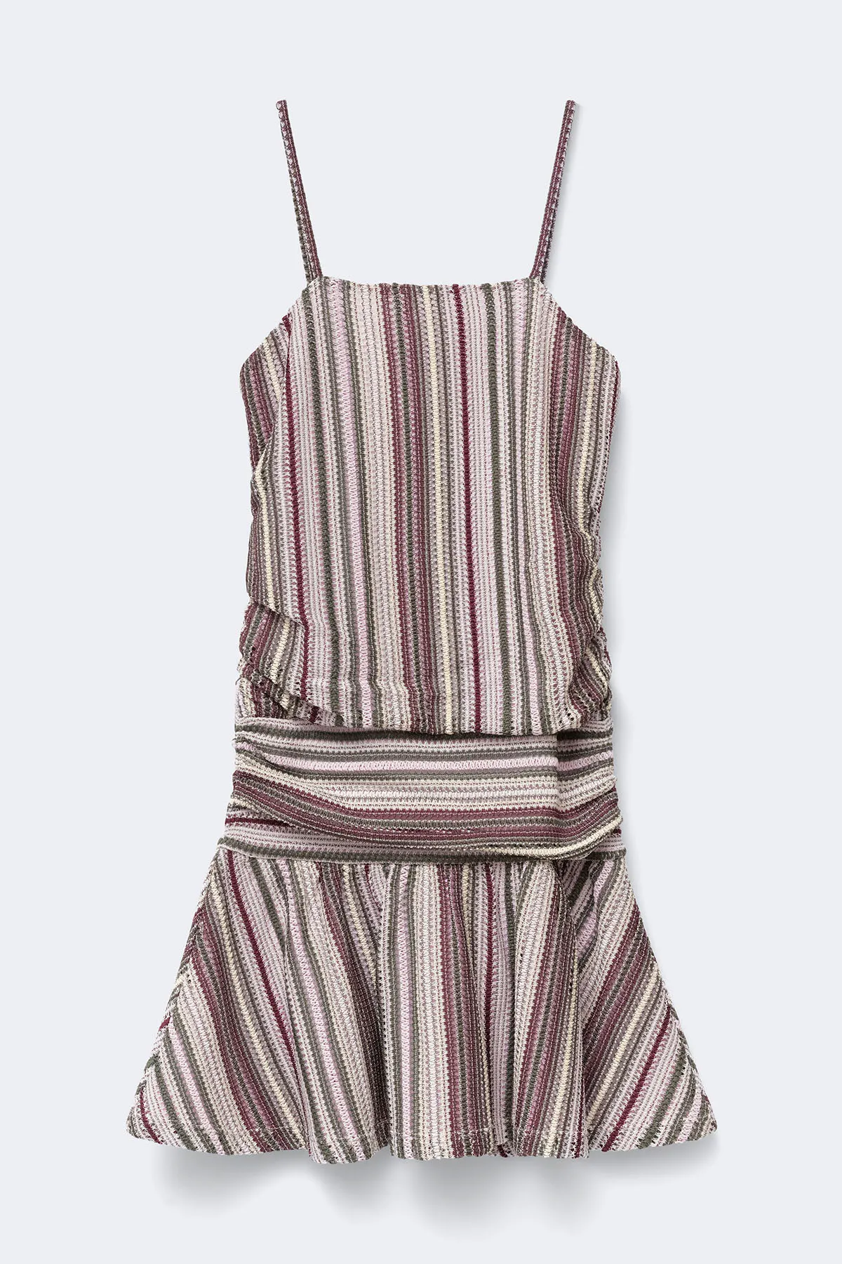 Gina Tricot - Y stripe dress - Mekot tytöille 9–14 vuotta - Liila - 146/152 - Tyttö