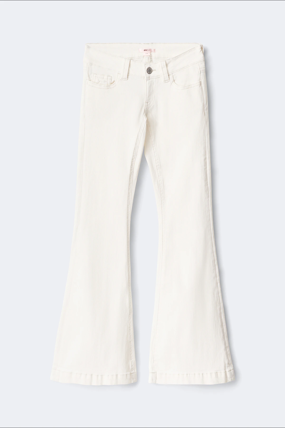 Gina Tricot 14+ holy low rise flap jeans dam – bild 4